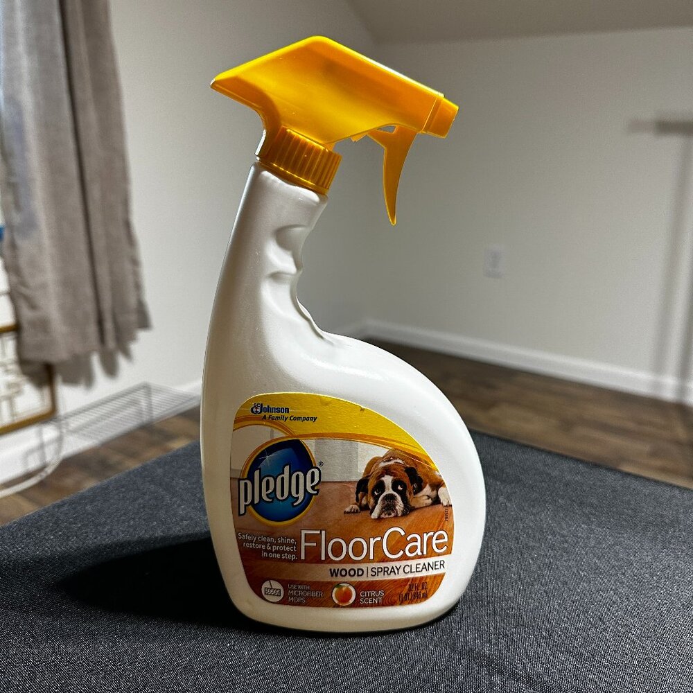 Pledge Floor Care Wood Spray Cleaner 32oz Citrus Scent | 75% Full